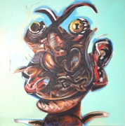 Img 1563n  "Darwin" ,100x 100 cms